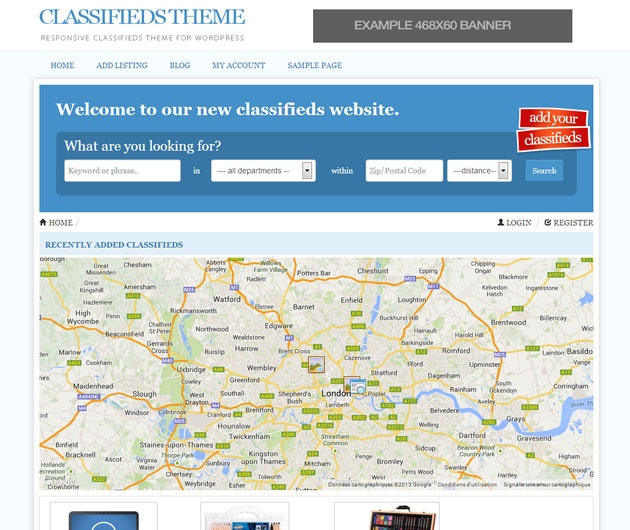 Responsive-classifieds-theme