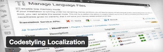 plugin traduction thème codestyling localization